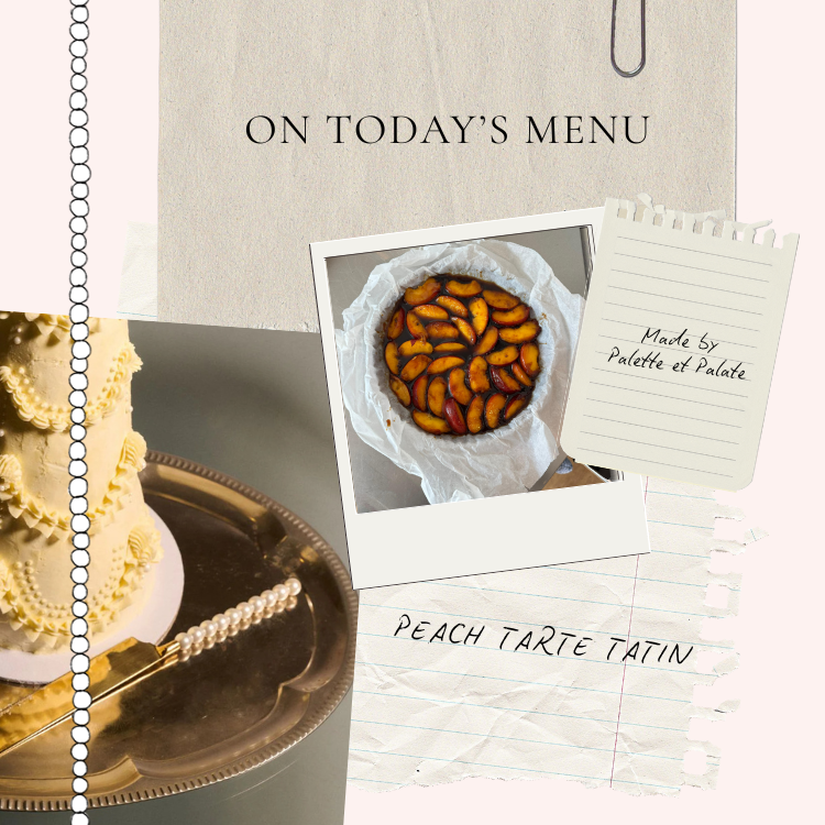 Peach Tarte Tatin