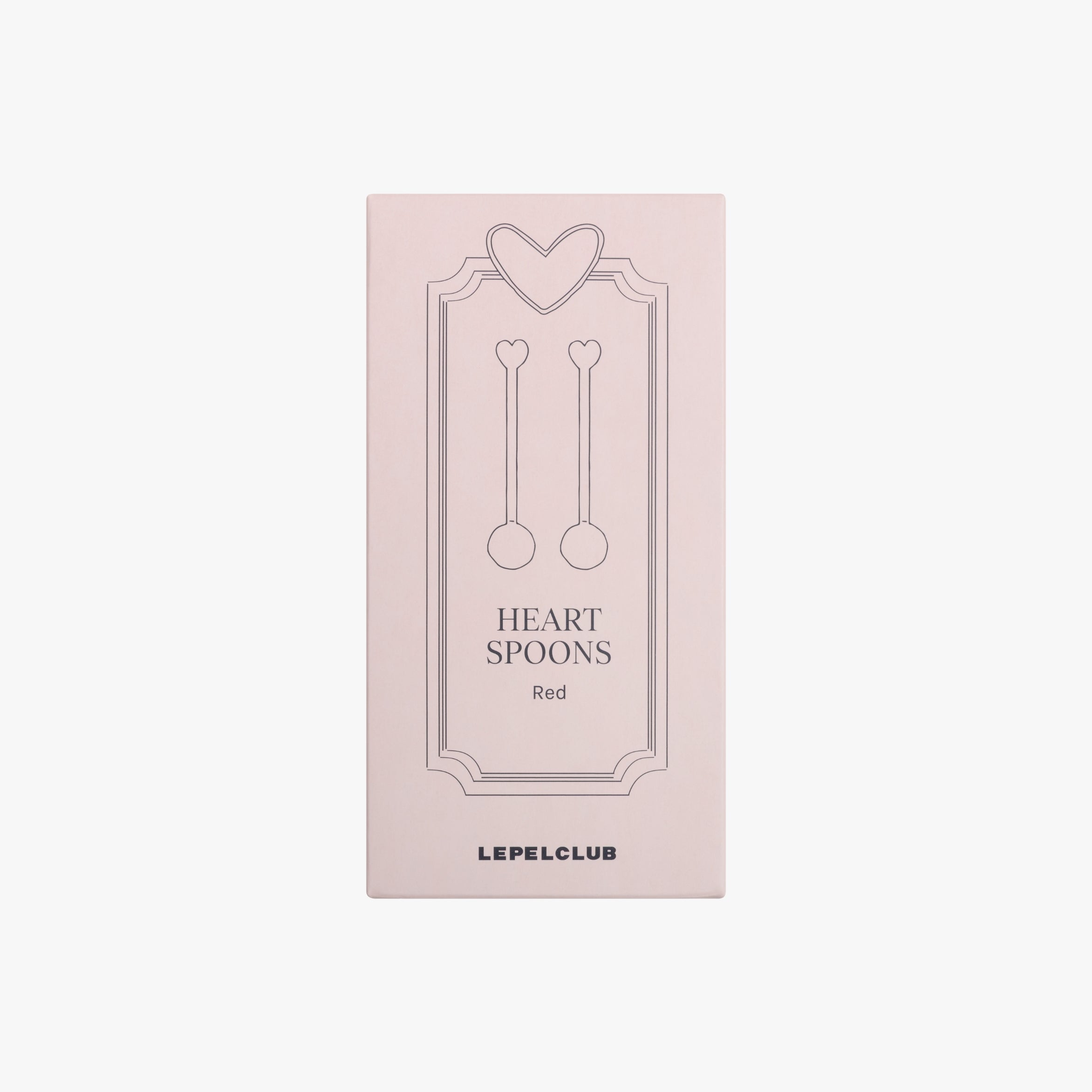 Heart Spoons Red