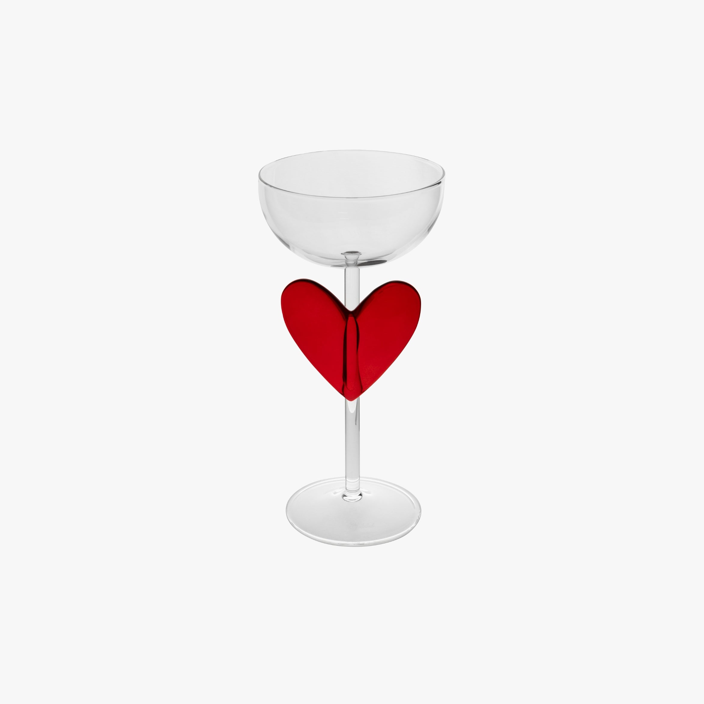 heart wine glasses Heart Coupe Red – Lepelclub